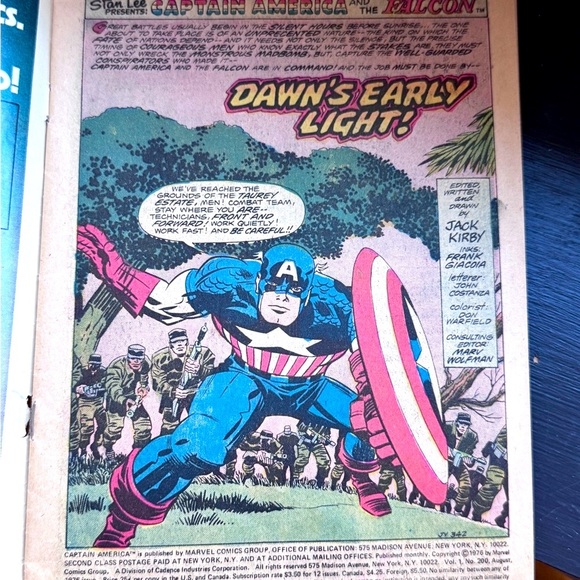 💥Rare Marvel Collectible | Captain America 200th Anniversary Issue | 1970s 💥 - Picture 8 of 16